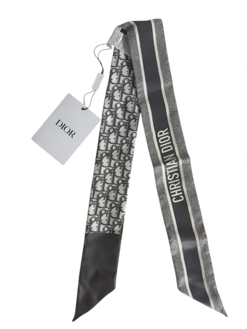 Dior Oblique Mitzvah Silk Scarf - Picture 3 of 5
